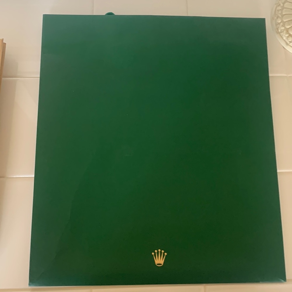 Large Rolex shopping bag